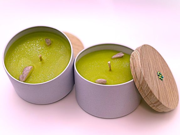 Vela de Soya de Limoncillo y Lima – (Peso Neto 6 Onzas)