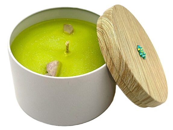 Vela de Soya de Limoncillo y Lima – (Peso Neto 6 Onzas)