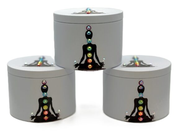 Vela de Soya 7 Chakras (Peso Neto 6 Onzas)
