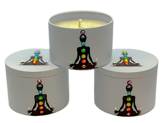 Vela de Soya 7 Chakras (Peso Neto 6 Onzas)