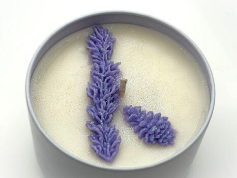 Vela de Soya de Lavanda (Peso Neto 6 Onzas)