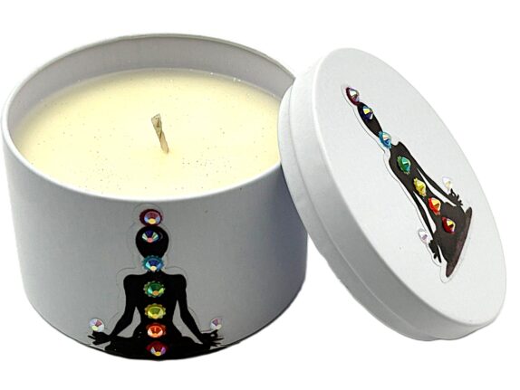 Vela de Soya 7 Chakras (Peso Neto 6 Onzas)